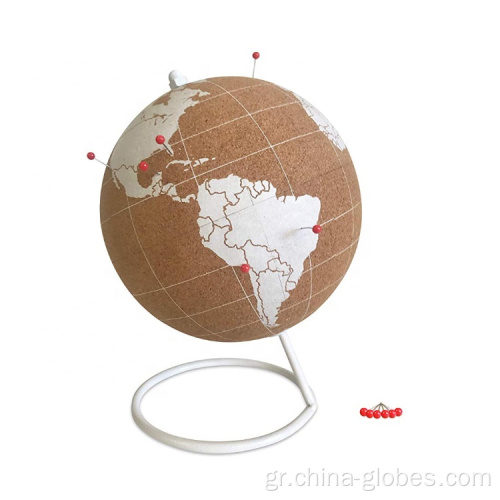 Υπέροχη διακόσμηση σπιτιού World Travelers Cork Globe